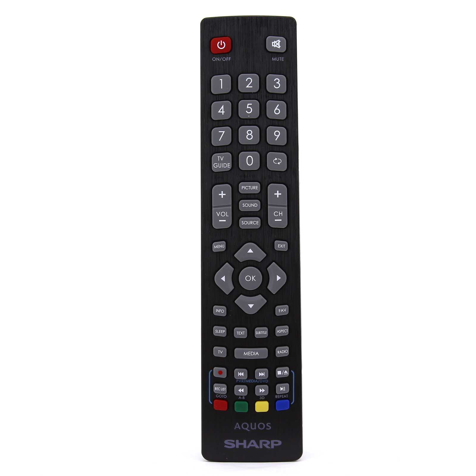 sharp aquos tv remote manual
